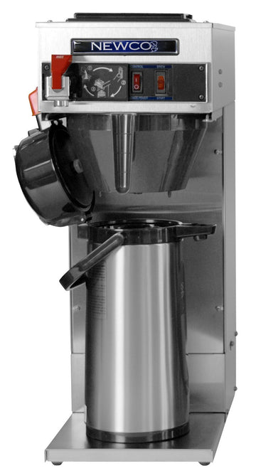 GXF-P Automatic Airpot Coffee Brewer by Newco – 1 gallons, Porcelain, Silver