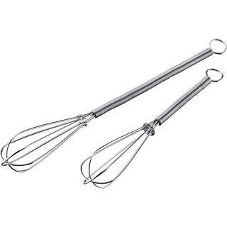 2 mini whisks 15cm + 20cm by Westmark – 15 cm + 20 cm, Silver, Pack of 2, Model 12472270