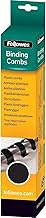 Fellowes Plastic Comb Binding Spines, 1/4 Inch Diameter, White, 20 Sheets, 100 Pack (52370)