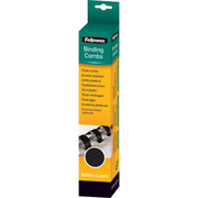 Plastic Comb Binding Spines by Fellowes – 0.5 inches, Plastic, White, Pack of 100, Model 52370
