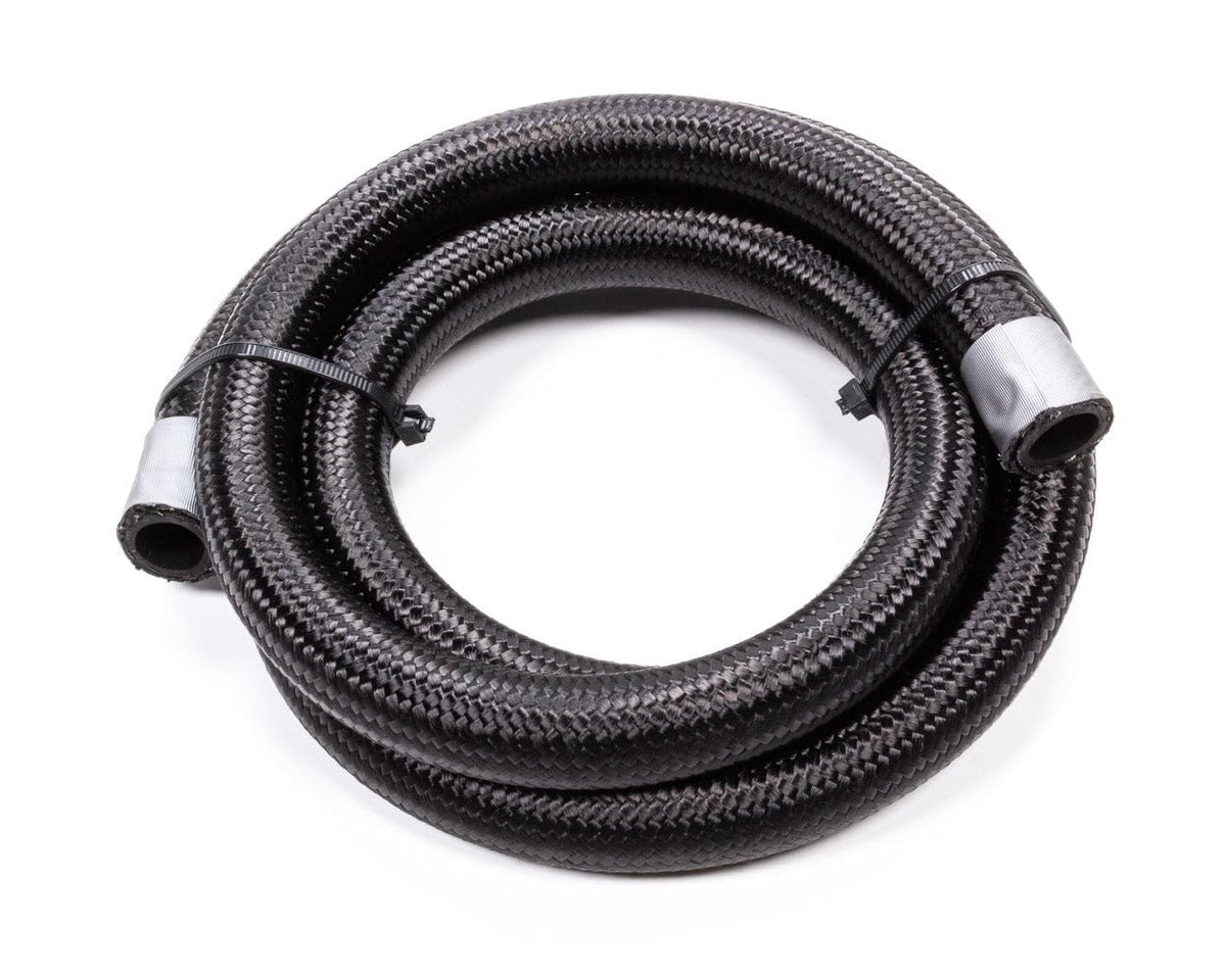 Premium Nylon Race Hose (#4 6 Feet) by Fragola – Stainless,Steel,Nylon, Black, Model 840604