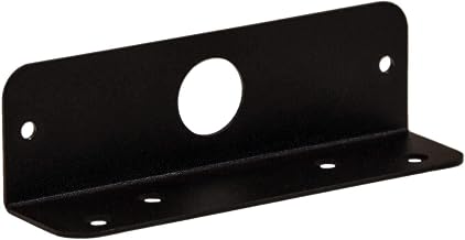 Buyers , Black Mounting Bracket for 4.4" Thin Mount LED Strobe Light Qty 1 by Buyers Products Company – Small, Aluminum, Black, Model 8891925