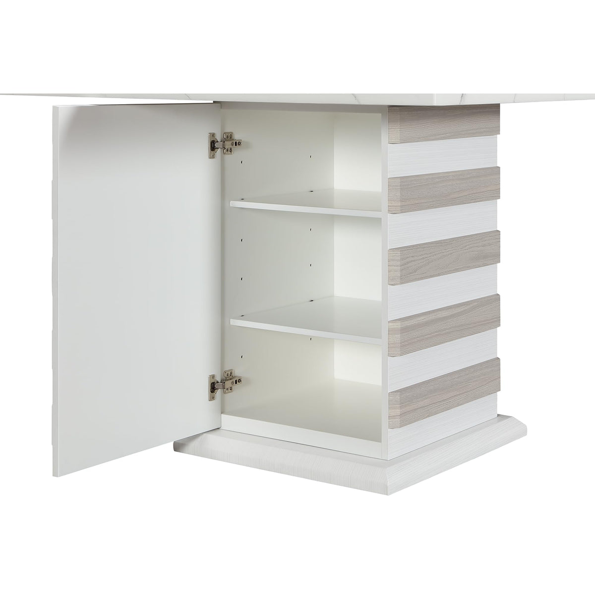 D2507 BAR Table by Global Furniture USA – Engineered Wood, White-beige, Model AMZ-D2507BT