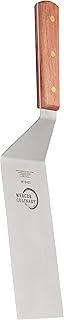Mercer Culinary Praxis Rosewood Handle Square Edge Turner, 8 Inch x 3 Inch,Brown