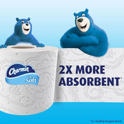 Ultra Soft Toilet Paper by Charmin – 6 Count (Pack of 1), Paper, White, Pack of 6