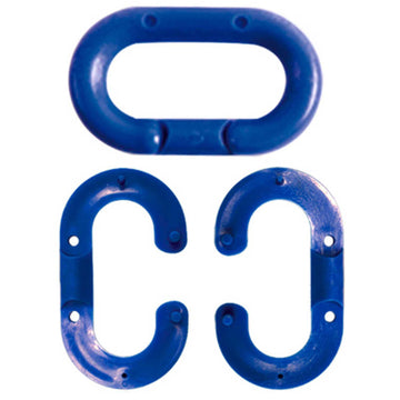 Plastic Master Link by Mr. Chain – 9"L x 12"W x 1"H, Acetal, Blue, Model 30706-10
