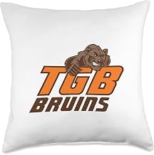 Trevor Browne Bruins Throw Pillow