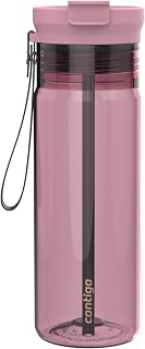 Contigo DualSip 24 oz Plastic Water Bottle w/Carry Strap & 2-Way Lid (Drink From Straw or Spout) | 100% Leakproof, Durable & Lightweight Tritan Bottle | BPA-Free & Dishwasher Safe