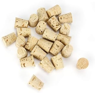 Hygloss Products Cork Stoppers - Great for Arts and Crafts - Natural - Variety of Creative Uses - .9 Inches High - Medium Size (#6) - 24 Pieces