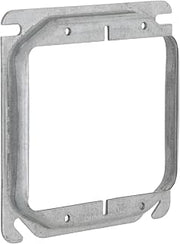 RACO 8778 4 in. Square Cover, 2-Device, 1/2" Raised, Steel