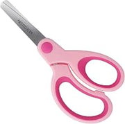 Westcott Softgrip Children's Scissors Pink Right-Handed | Ergonomic Handle for preschoolers | 13 cm (5") Ideal for Children's Hands | Rounded tip | E-21580 00