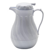 64 oz White Insulated Beverage Server by Winco – 64 Ounces, Polycarbonate (PC), White, Model VSW-64W