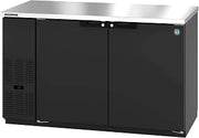 Hoshizaki BB59 Refrigerator, Two Section, Black Vinyl, Solid Doors