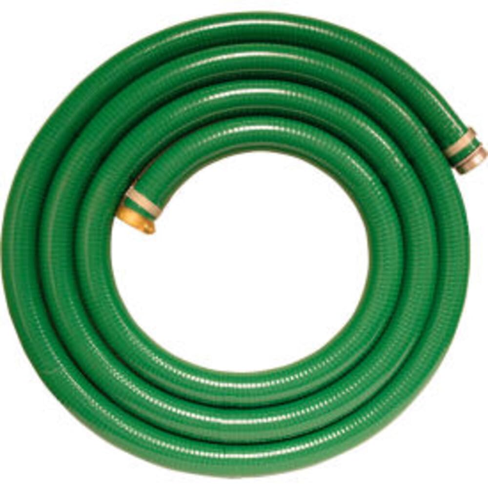 98128040 2" x 20' Water Pump PVC Suction Hose by Apache – 2" x 20', Acrylonitrile Butadiene Styrene (ABS), Green, Model 2X20PVCA