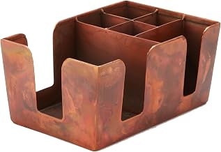 American Metalcraft BARC7 Antique Copper Bar Caddy, Bar Caddy