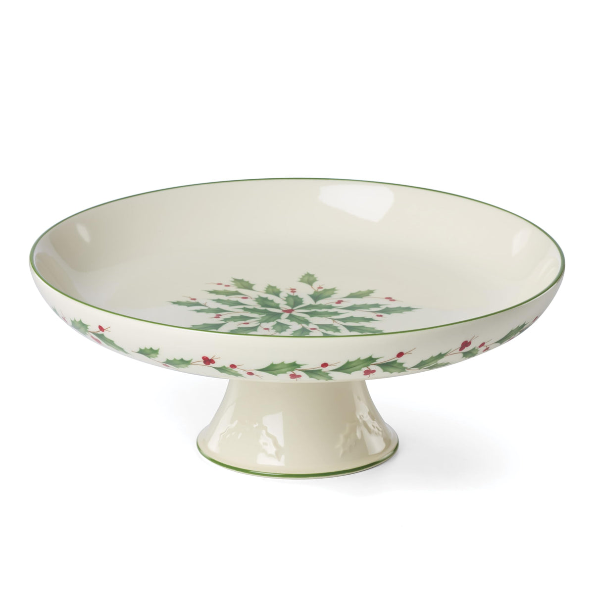 Holiday Pedestal Server by Lenox – 10", Porcelain, Multicolor, Model 899165