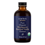 Reserve Pure Organic Madagascar Bourbon Vanilla Extract by LorAnn Oils – 4 Fl Oz (Pack of 1), Model 3110-0800