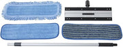 HUBERT Microfiber Mop Kit Blue - 18" L x 5" W