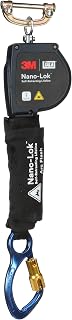 3M DBI-SALA Nano-Lok Arc Flash Self-Retracting Lifeline with Quick Connect 3100577, Web, Aluminum Carabiner, 8 ft.