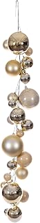 Vickerman 6' Champagne Ball Branch Garland.