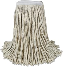 Boardwalk BWKCM20032 Mop Head, Cotton, Cut-End, White, 4-Ply, 32oz (Case of 12)