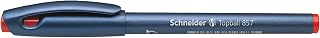Schneider Topball 857 8572 Rollerball Pen with Stable Metal Tip 0 6 Red