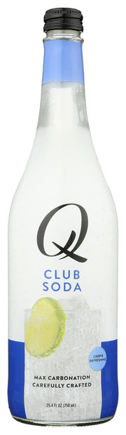 Club Soda by Q Tonic – 25.4 Fl Oz (Pack of 8), Natural, Pack of 8