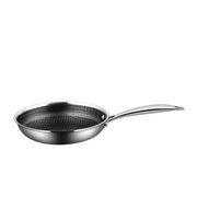 8-Inch SS Honeycomb Fry Pan by Hamilton Beach – 8 Inch, 1.4 liters, Stainless Steel, Silver, Model HHC-FP8