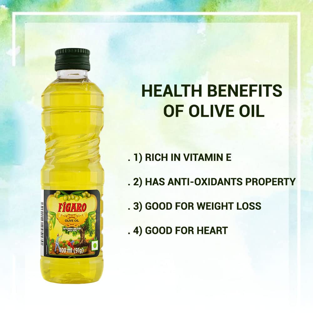 Olive Oil - 100 ml by Figaro – 100 ml, Model FIGARO_OIL_100ML_1PACK