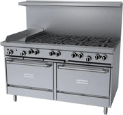 G Starfire Pro Series Gas Restaurant Range 60"W with (8) by Garland – Stainless-Steel, Model G60-8G12RR