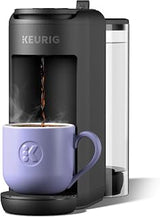 Keurig K-Mini Mate Plus Single-Serve K-Cup Pod Coffee Maker, Compact, 3 Cup Sizes, Brew Over Ice and Strong Button Features, 50 oz Removable Reservoir, Matte Black