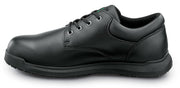 Mens Black MaxTrax Soft Toe SRO Oxford 10.0 M by SR Max – 10, Polyurethane, Black, Model Marshall II