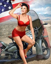 Masterbox Pretty US Army Girl PIN-UP Series, KIT № 1 Marylin 1/24 24001
