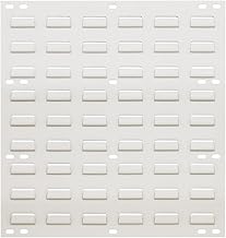 Quantum Medical QLP-1819HC Wall Mounted Louvered Panel, Oyster White