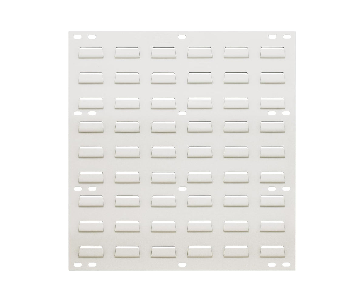QUANTUM STORAGE SYSTEMS White / 18"L x 1"D x 19"H / 54 Shelves Storage Racks