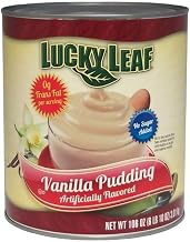 Lucky Leaf Vanilla Pudding, 106 Ounce Can -- 3 per case.