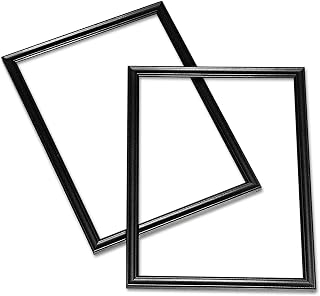AbilityOne 7105-00-052-8686 Style A Black Enamel Frame, 11" Width, 14" Length, Pack of 12
