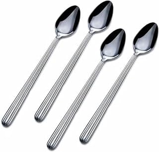 Mikasa 5148187 Italian Countryside Stainless Steel Iced Beverage Spoon, Set of 4