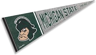 Michigan State Spartans Pennant Throwback Vintage Banner