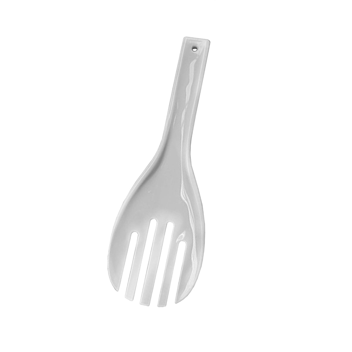 10-1/2-Inch Plastics Rice Spatulas by Thunder Group – Melamine, White, Model PLRS003