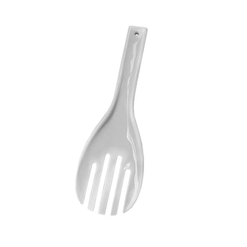 10-1/2-Inch Plastics Rice Spatulas by Thunder Group – Melamine, White, Model PLRS003