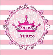 Creative Converting Pink Princess Royalty Table Cover Plastic Tablecover, 48" by 88"