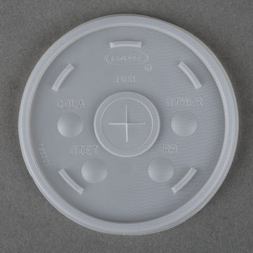 Dart 16SL Lids – Commercial-Grade Stay-On Translucent Lids With Straw Slot (1000/Case)