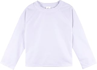 Gerber Baby & Toddler Boys & Girls UPF 50+ Long Sleeve Rashguard Swim Shirt