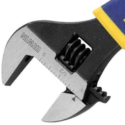 6" ADJUSTABLE WRENCH by IRWIN – 6 (150mm), Chrome Vanadium Steel, Blue, Model 2078606