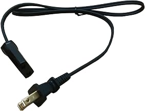 Power Cord Replacement for Rockline Popcorn Popper Model Catalog No 172 (2pin) 29"