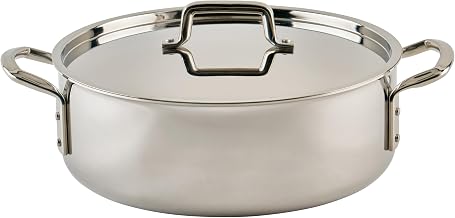 WINCO Tri-Ply Brazier, 12-quart, Silver