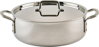 WINCO Tri-Ply Brazier, 12-quart, Silver