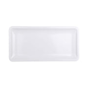 18" x 9" White Rectangular Heavy-Duty Melamine Plastic Serving Platter by Elite Global Solutions – 18" x 9", Melamine, White, Model M189RC-W