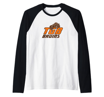 Trevor Browne Bruins Raglan Baseball Tee by Trevor Browne High School, Phoenix, AZ 85033 – Black, Model 8MKKWQWV6RJ